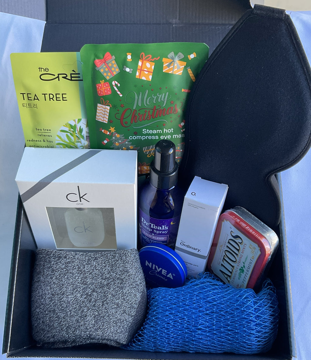 Premium Men's Grooming & Wellness Gift Box - Self-Care Set | PAMPER HOUR