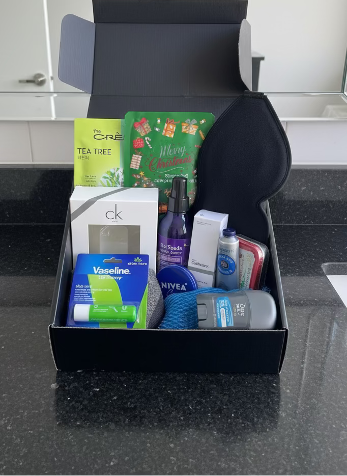 Premium Men's Grooming & Wellness Gift Box - Self-Care Set | PAMPER HOUR